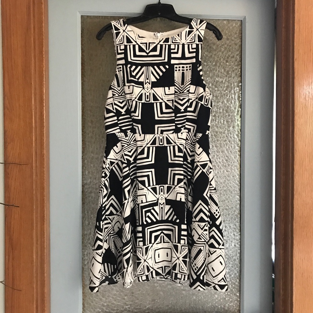 Every black and white pattern dress